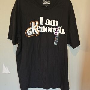 Barbie 'I Am Kenough' Black Tee